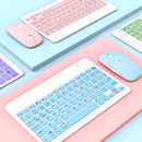 Teclado Sem Fio Bluetooth Recarregável Com Mouse - VERDE