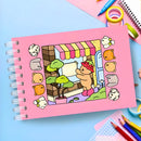 Livro De Colorir Capa Dura - ROSA