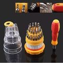 Kit Ferramentas 31 Peças Chaves Torx Philips Reparo Celular Notebook PC Precisão Manutenção Eletrônicos Compacto Portátil