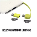 Carregador Portátil Power Bank Bateria 10.000/5000 mah Para iPhone e Android (Cabo V8)