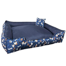 Cama Caminha Pet Cachorro tamanho grande confortável com zíper lavável + almofadinha