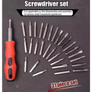Kit Ferramentas 31 Peças Chaves Torx Philips Reparo Celular Notebook PC Precisão Manutenção Eletrônicos Compacto Portátil