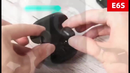 E6S Cor Preta Fones De Ouvido Sem Fio TWS Bluetooth Com Microfone Estéreo Som Cancelamento Ruído LED Display Digital Fon