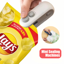Mini Máquina Seladora Portátil 2 Em 1 Saco Plástico Embalagen Carregamento Usb Elétrica
