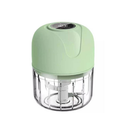 Mini Processador de Alimentos USB 250ml 3 Laminas Triturador Alho Portatil Moedor Eletrico Cebola Trituador de Alimentos