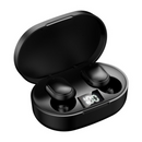 E6S Cor Preta Fones De Ouvido Sem Fio TWS Bluetooth Com Microfone Estéreo Som Cancelamento Ruído LED Display Digital Fon