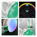 Fone De Ouvido Sem Fio Bluetooth V5.3 Com LED- VERDE