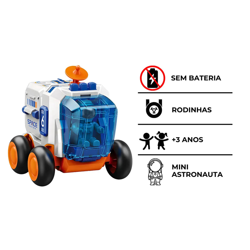 Brinquedo Carro Espacial Infantil com Astronauta