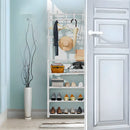 Sapateira Organizadora Com 4 Prateleiras + Ganchos