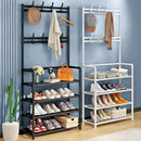 Sapateira Organizadora Com 4 Prateleiras + Ganchos