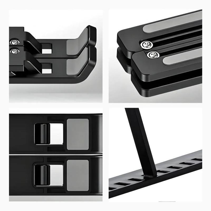 Suporte Notebook Ajustável Base Tablet Netbook Ergonômico MATERIAL PLASTICO+SILICONE