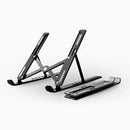 Suporte Notebook Ajustável Base Tablet Netbook Ergonômico MATERIAL PLASTICO+SILICONE