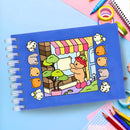 Livro De Colorir Capa Dura - AZUL