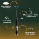 Mini Mixer Elétrico Recarregável Multiuso