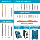 Parafusadeira Furadeira de Impacto Recarregável 21V 2000mAh