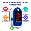 Oxímetro Digital de Dedo Medidor De Saturação De Oxigênio