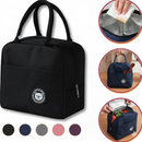 Kit 2 bolsa Térmicas Lancheira Preto/azul