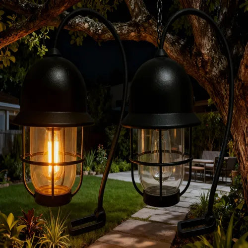 Luminária Retrô com Carregamento USB