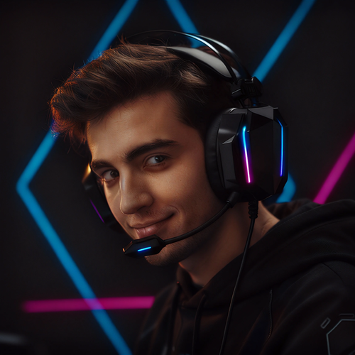 Fone de Ouvido Headset Gamer com Iluminação LED