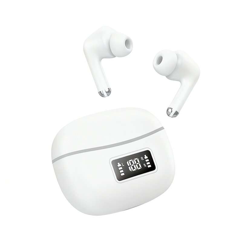 Fone de Ouvido Airpods com Tela LED Branco