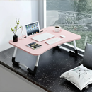 Mesa de Colo Portátil Dobrável Suporte Multiuso - ROSA