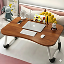 Mesa de Colo Portátil Dobrável Suporte Multiuso - MARROM