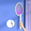 Raquete Elétrica com Luz Ultravioleta Recarregável