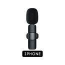 Microfone Lapela Wireless Sem Fio Para iPhone iPad Lightning