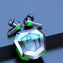 Fone De Ouvido Para Jogo TWS Fones Sem Fio Bluetooth 5.2 Modo Duplo Comutável 8D Stereo Music Game Earbuds Com Microfone