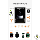 Smartwatch T800 Series 9 Ultra Calculadora Cardíaca Monitoramento Da Frequência Relógio Inteligente