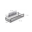 Prateleiras Suporte Com Alto Adesivos Para Parede Banheiro Cozinha lavanderia Shampoo E Sabonete