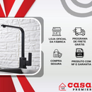 Kit Acessórios Banheiro Conjunto Quadrado 5 Peças Dourado Fosco Dois Cabides Metal