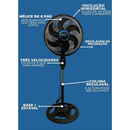 Ventilador Novo Com Ajuste de Altura Ventilador de Pé Suporte - 110v/220v