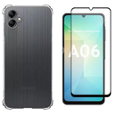 Pelicula Vidro 3D Samsung A06 + Capinha Aveludada Colorida Capa