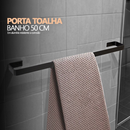 Kit De Banheiro Preto Com Ducha Higiênica - Porta Toalhas