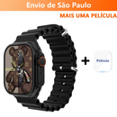 Smartwatch T800 Series 9 Ultra Calculadora Cardíaca Monitoramento Da Frequência Relógio Inteligente