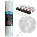 Rolo Embalagem a Vácuo 5m c/ Ranhura – Seladora Doméstica | Alimentos, Carnes, Legumes | 15-28cm