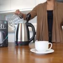 Chaleira Jarra Elétrica Inox Prateada 1.8litros