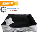 Cama Caminha Pet Cachorro tamanho grande confortável com zíper lavável + almofadinha