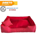 Cama Caminha Pet Cachorro tamanho grande confortável com zíper lavável + almofadinha