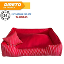 Cama Caminha Pet Cachorro tamanho grande confortável com zíper lavável + almofadinha