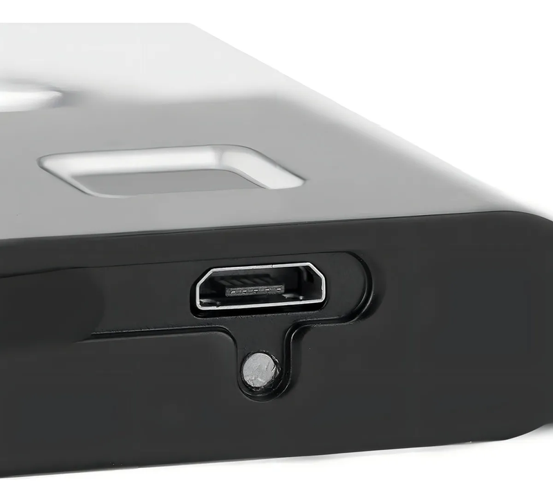 Cadeado Biométrico com Impressão Digital Cinza