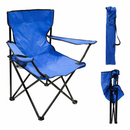 Cadeira Dobrável de Camping com Porta-Copo e Bolsa de Transp
