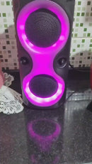 Caixa de som Bluetooth Portátil Com Led RGB Portátil FM USB TWS 30W Para Praia, Festa ou Viagem