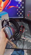 Fone de Ouvido Headset Gamer com Iluminação LED