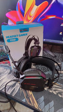 Fone de Ouvido Headset Gamer com Iluminação LED