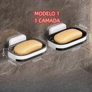 Saboneteira 1/2 Camada Caixa De Sabão Para Banheiro Com Suporte Favourite