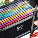 100/120/168 peças conjunto de canetas hidrográficas duplas especializadas para pintura