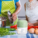 Mini Processador de Alimentos USB 250ml 3 Laminas Triturador Alho Portatil Moedor Eletrico Cebola Trituador de Alimentos