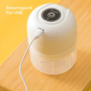 Mini Processador de Alimentos USB 250ml 3 Laminas Triturador Alho Portatil Moedor Eletrico Cebola Trituador de Alimentos